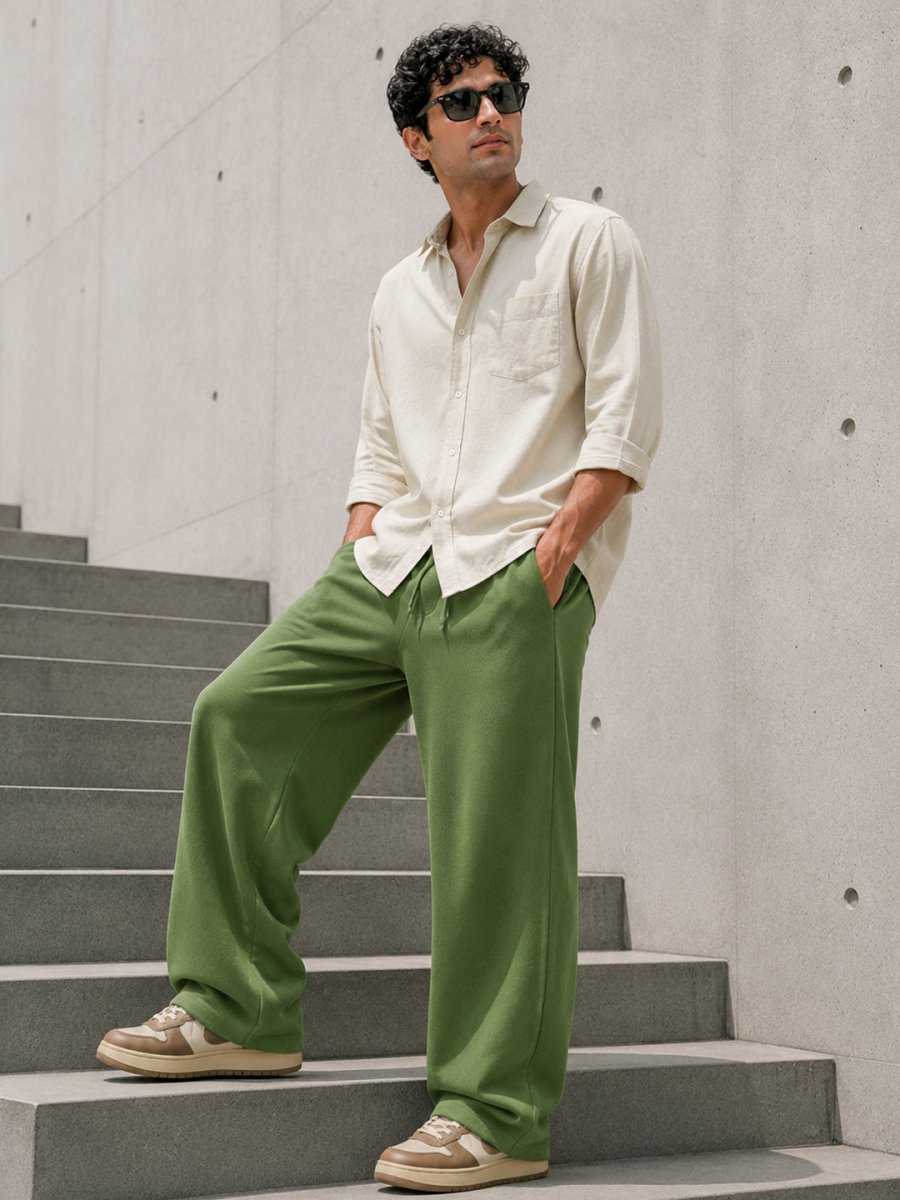 Green Korean Jogger - Joggers | MyDesignation