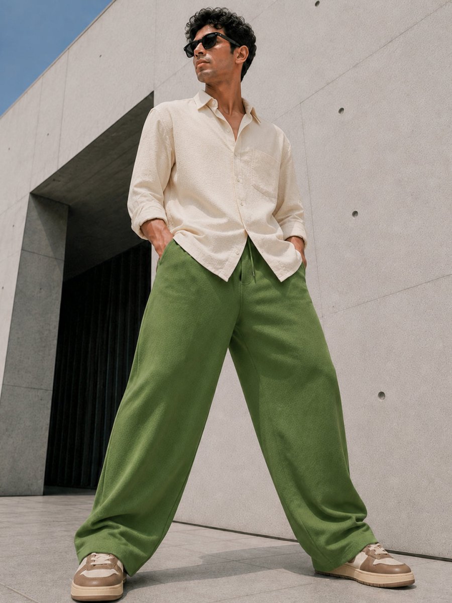 Green Korean Jogger - Joggers | MyDesignation