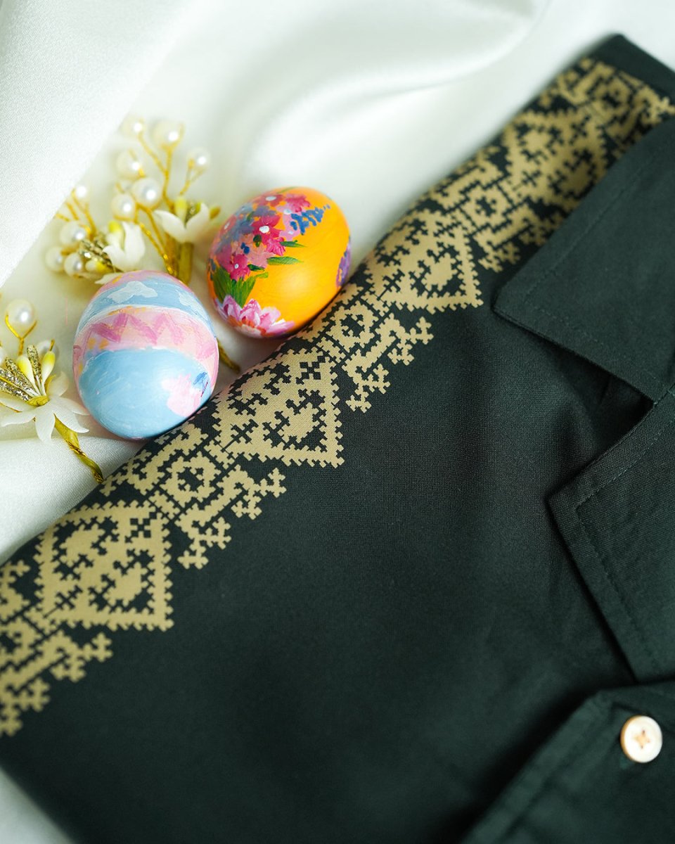 Green Panel - Men Shirt | Mydesignation