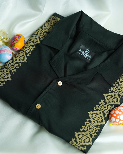 Green Panel - Men Shirt | Mydesignation