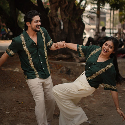 Green Panel Couple Combo - Couple Combo | Mydesignation