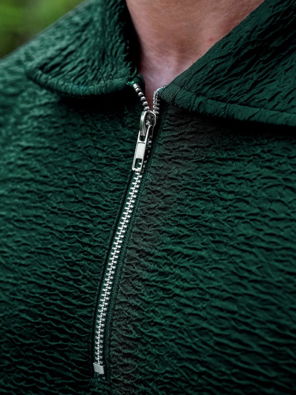 Green Textured Polo - Polo T-shirts | Mydesignation
