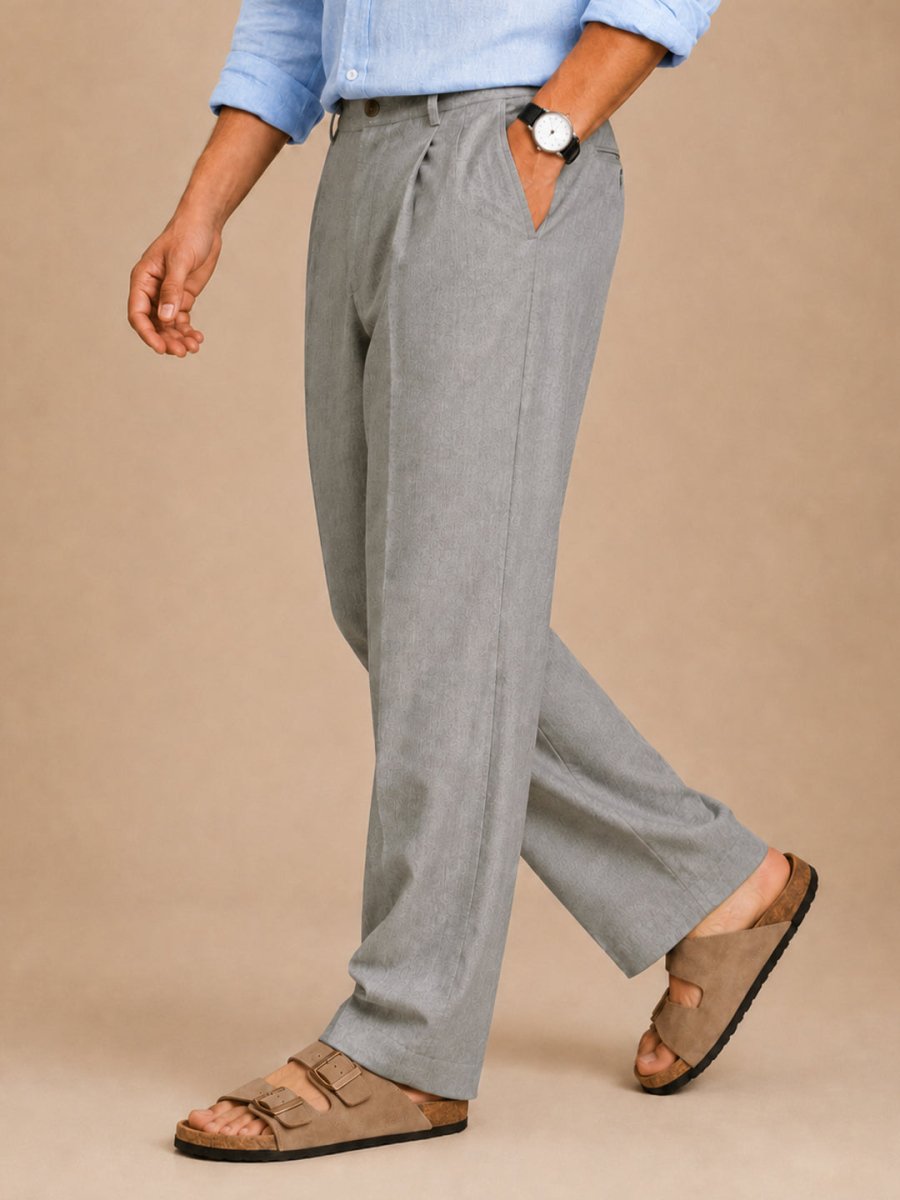 Grey Linen Pant - Pants | MyDesignation