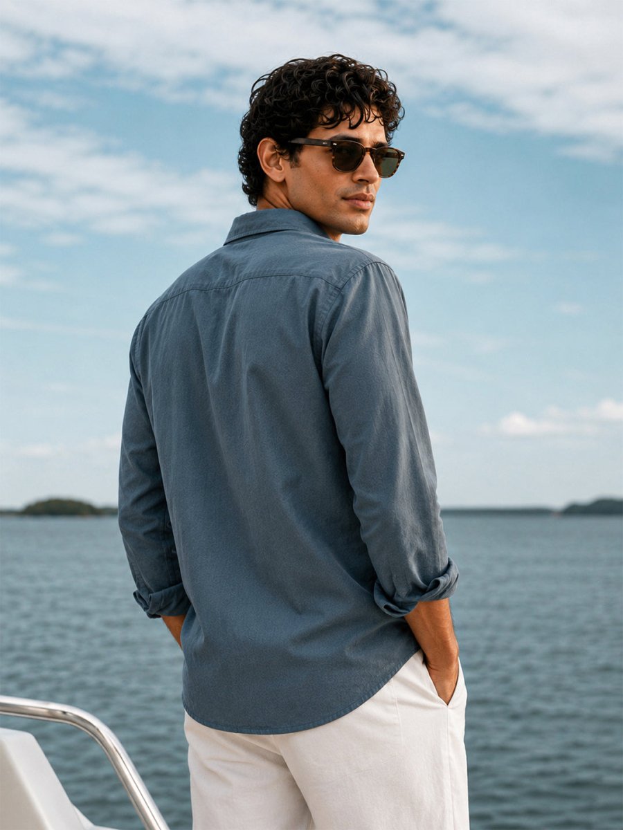 Grey Linen Shirt - Shirt | MyDesignation