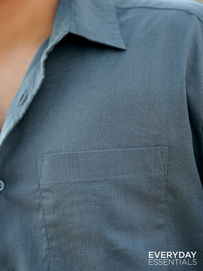 Grey Linen Shirt - Shirt | MyDesignation