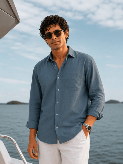 Grey Linen Shirt - Shirt | MyDesignation