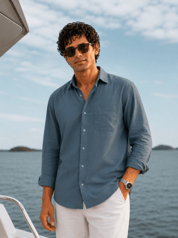 Grey Linen Shirt - Shirt | MyDesignation