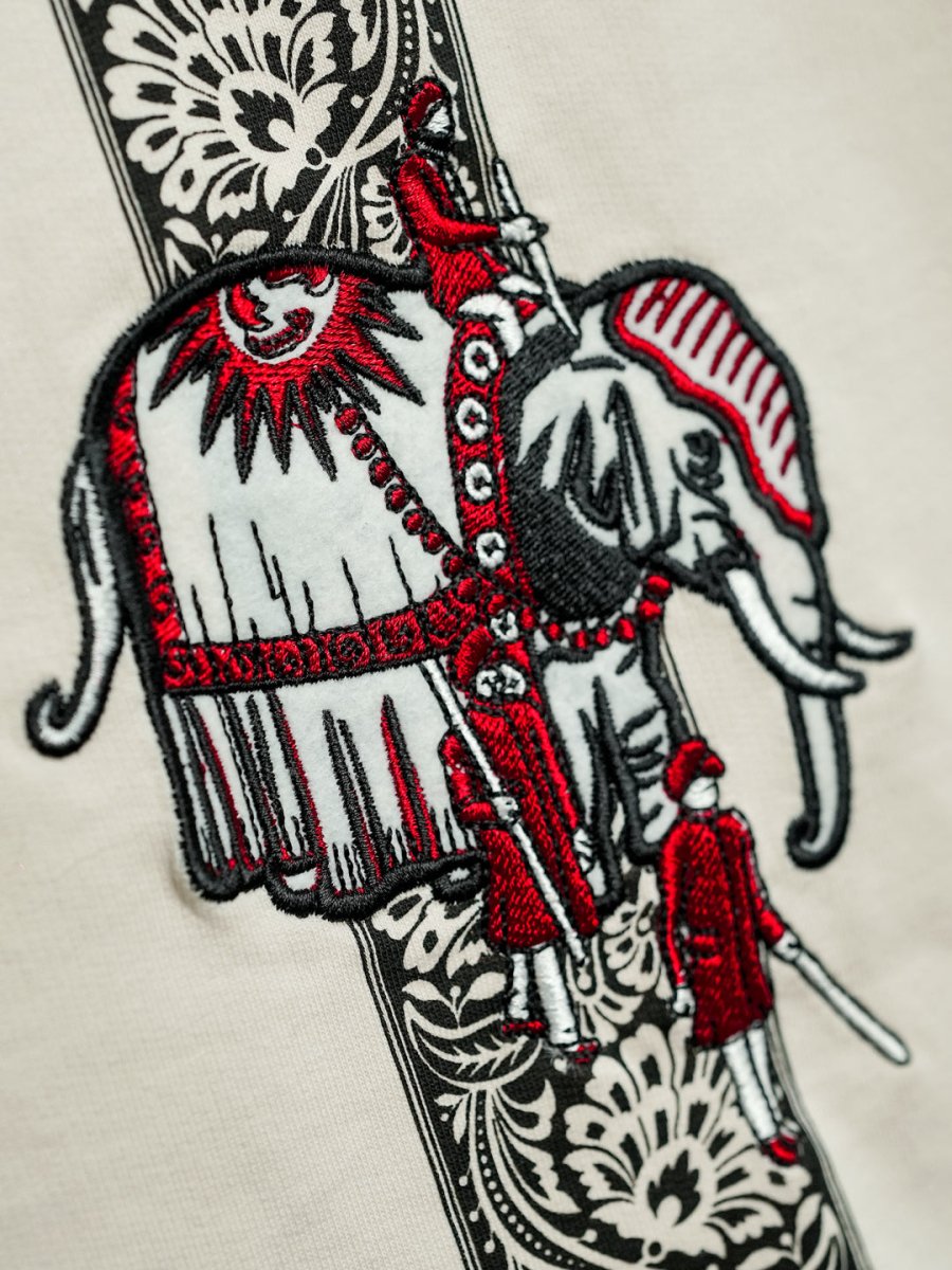 Gulrez Embroidered - Men Oversized T-shirt | Mydesignation