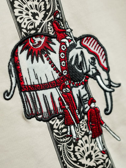 Gulrez Embroidered - Men Oversized T-shirt | Mydesignation