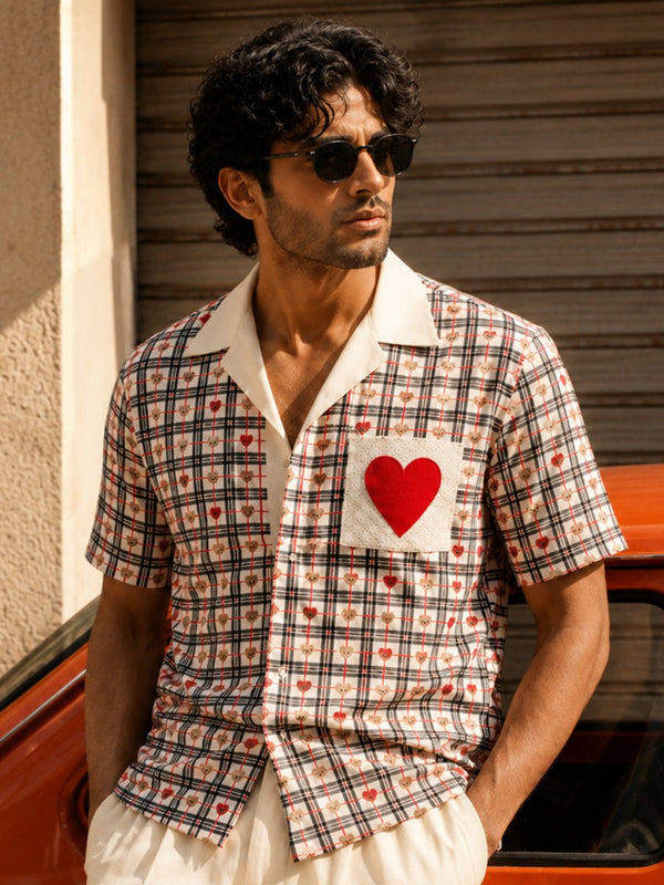 Heart Check Shirt | For Men - Shirt | MyDesignation