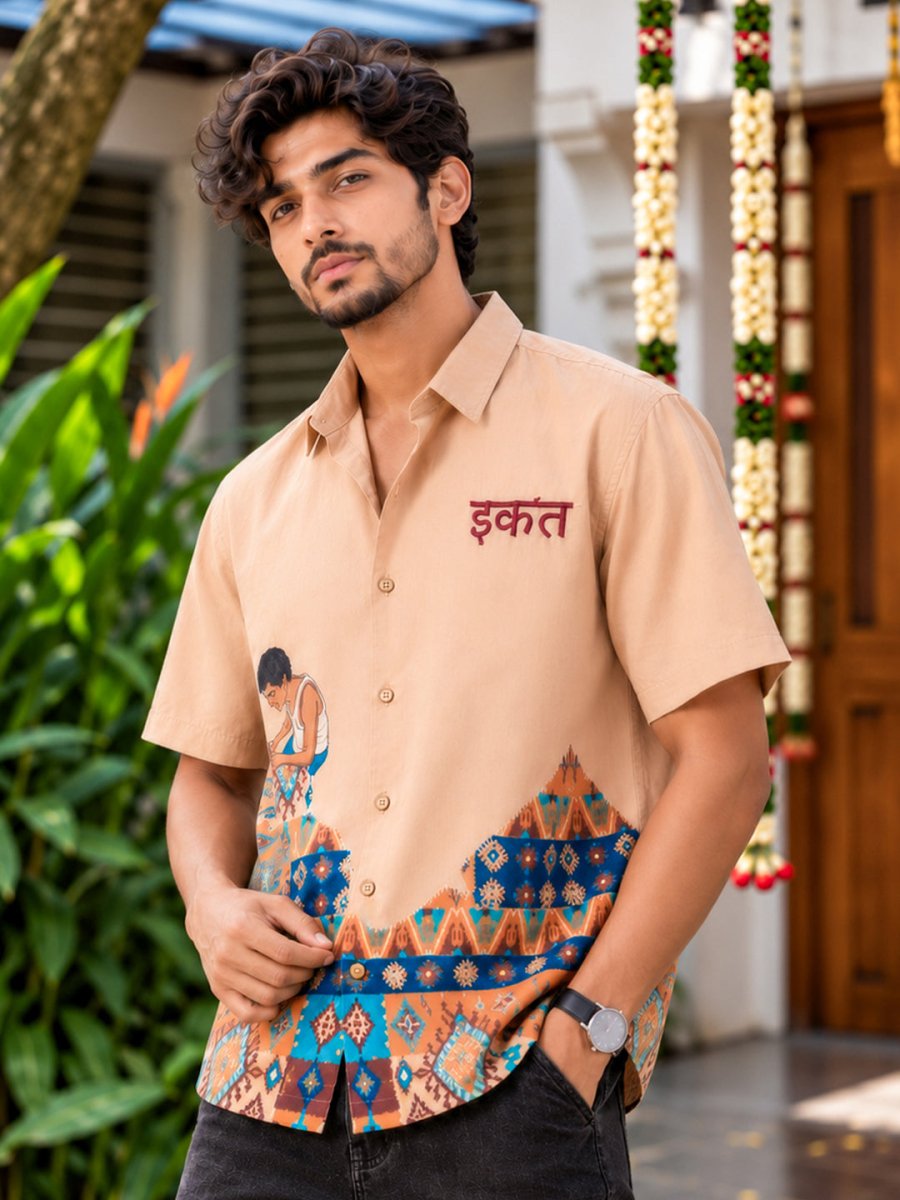 Ikat Embroidered - Shirt | MyDesignation