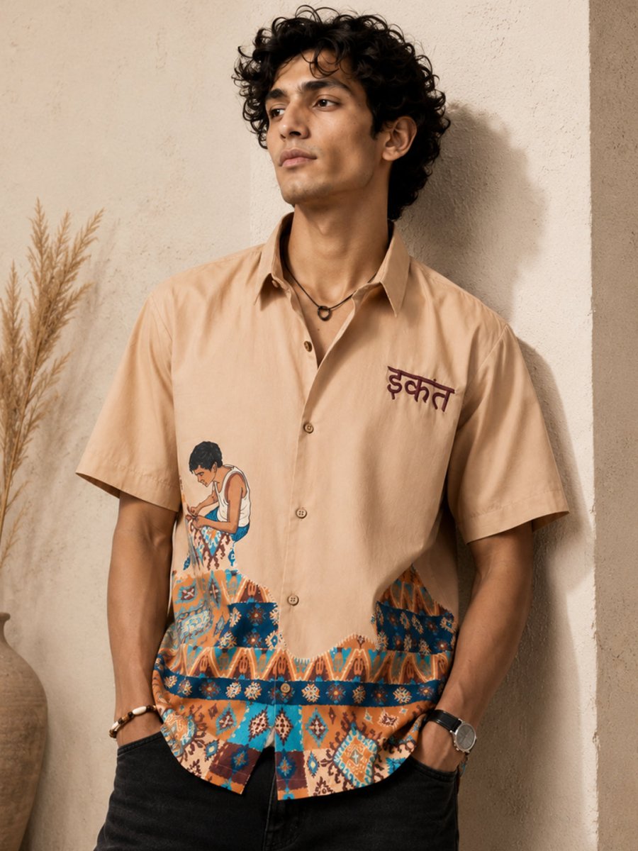 Ikat Embroidered - Shirt | MyDesignation