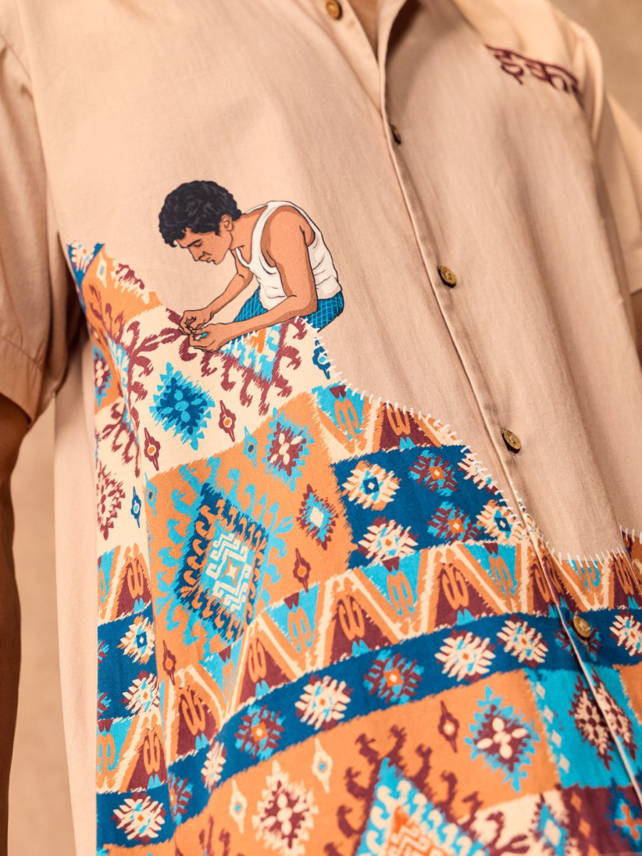 Ikat Embroidered - Shirt | MyDesignation