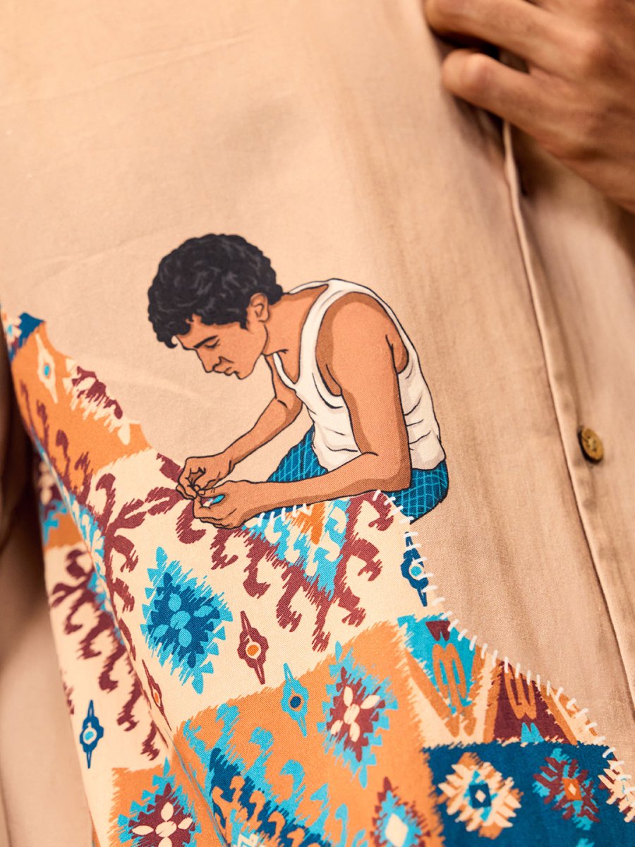 Ikat Embroidered - Shirt | MyDesignation