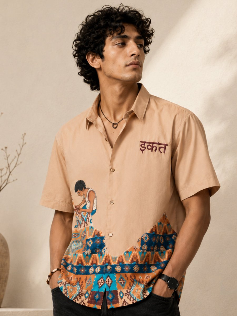 Ikat Embroidered - Shirt | MyDesignation