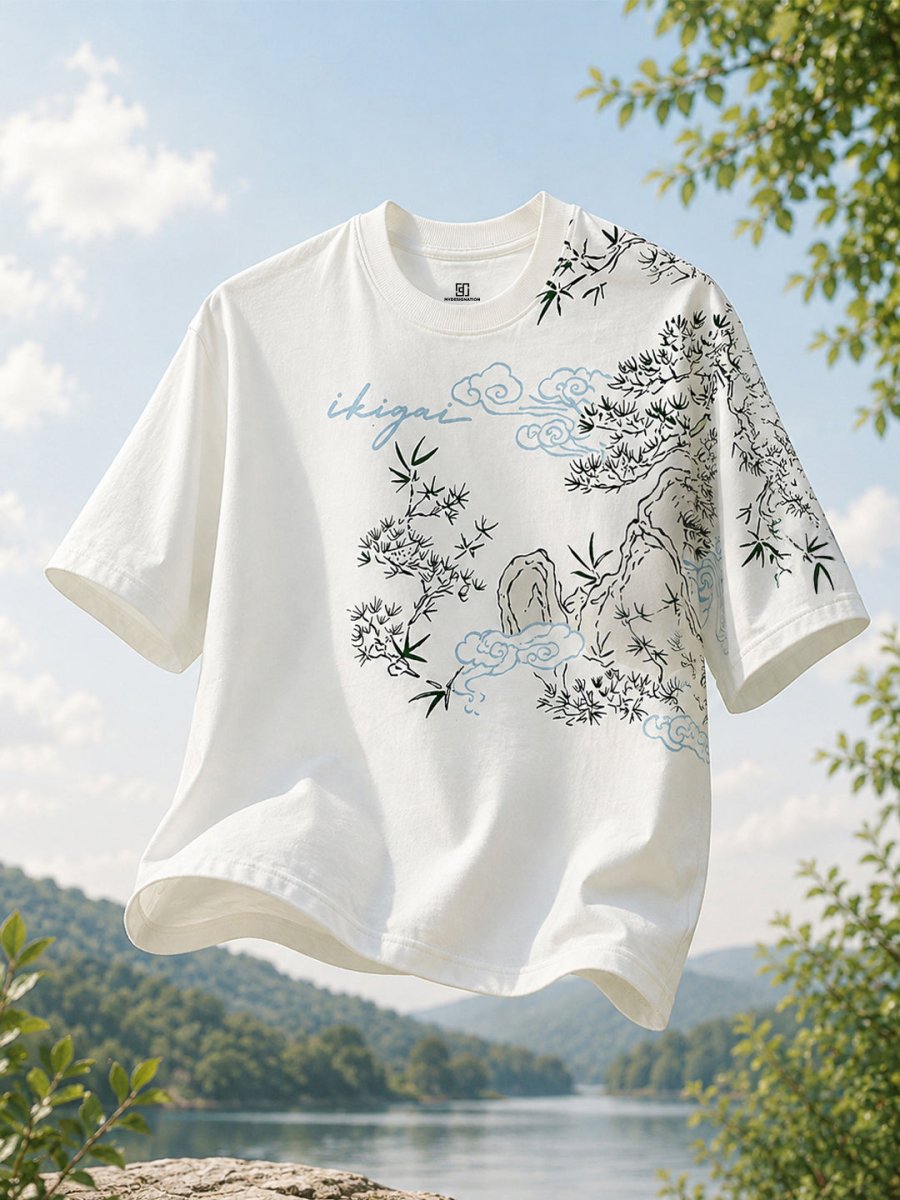 Ikigai Oversized Tshirt - Oversized T-shirt | MyDesignation
