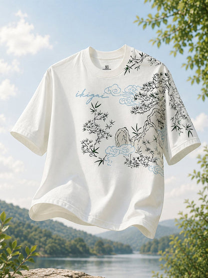 Ikigai Oversized Tshirt - Oversized T-shirt | MyDesignation