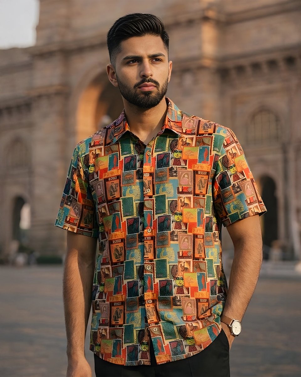 Indian Stamp | Freedom Collection - Men Shirt | Mydesignation