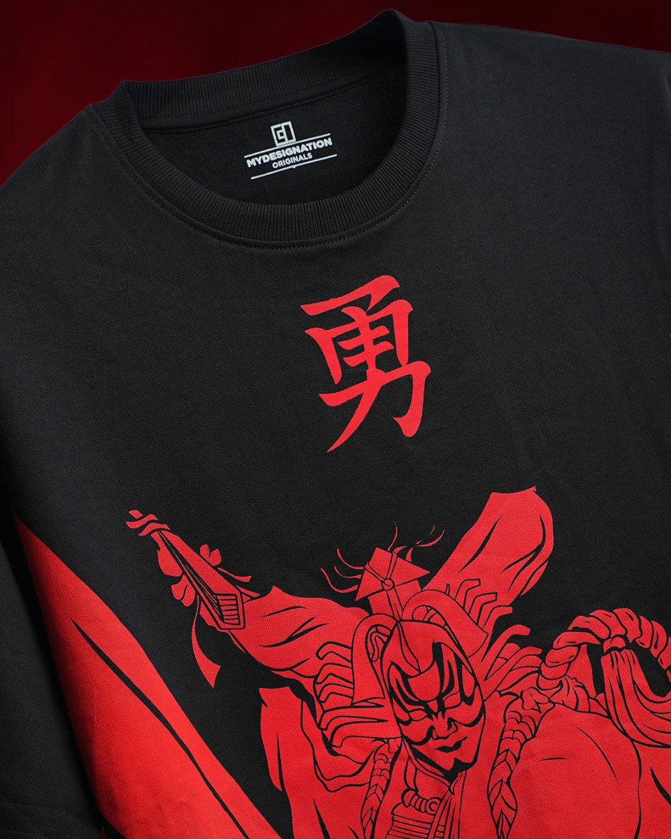 Kabuki - Women Oversized T-shirt | Mydesignation