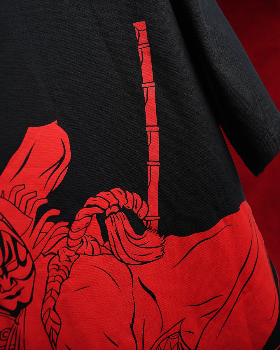 Kabuki - Women Oversized T-shirt | Mydesignation