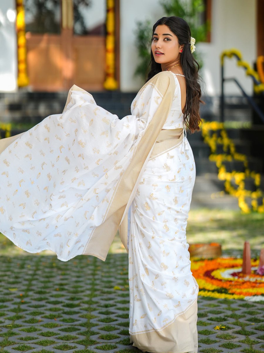 Kasavu Pattern - Saree | Mydesignation