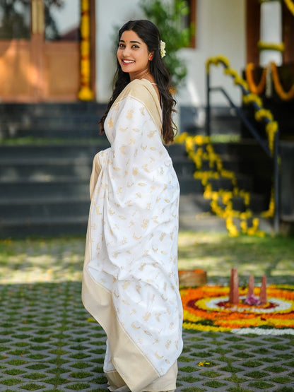Kasavu Pattern - Saree | Mydesignation
