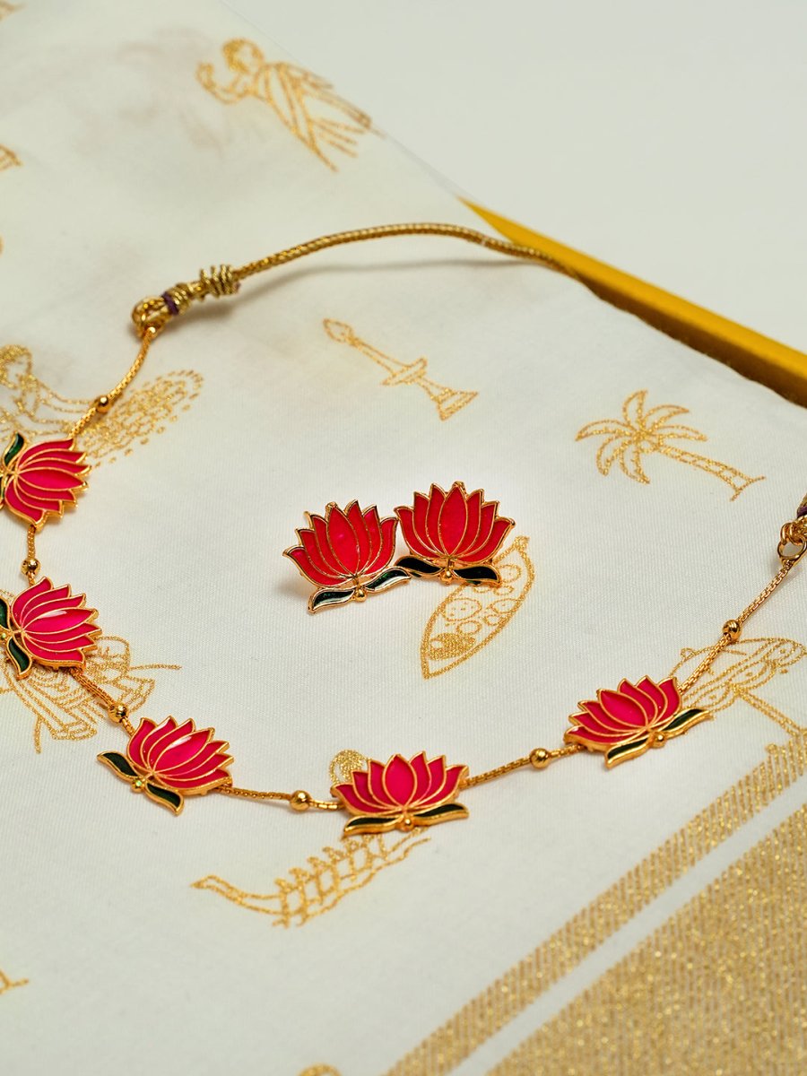 Kasavu Saree Box Jewellery - Onam Special | Mydesignation
