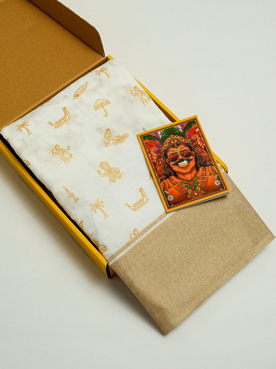 Kasavu Saree Box - Onam Special | Mydesignation