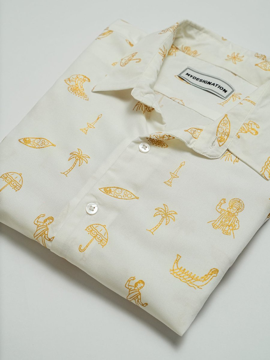 Kasavu Shirt Box - Onam Special | Mydesignation