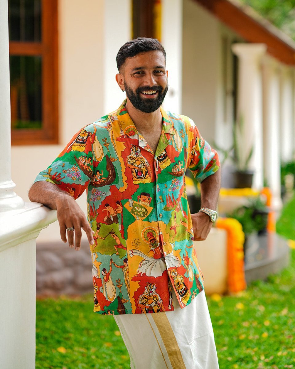 Kerala Shirt Couple (Pack of 2) - Couple Combo | Mydesignation