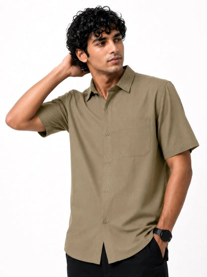 Khaki Bamboo Shirt - Shirt | MyDesignation