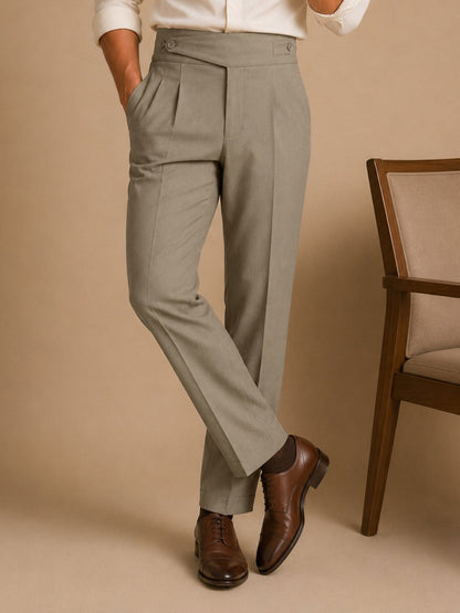 Khaki Gurkha Pants - Pants | MyDesignation