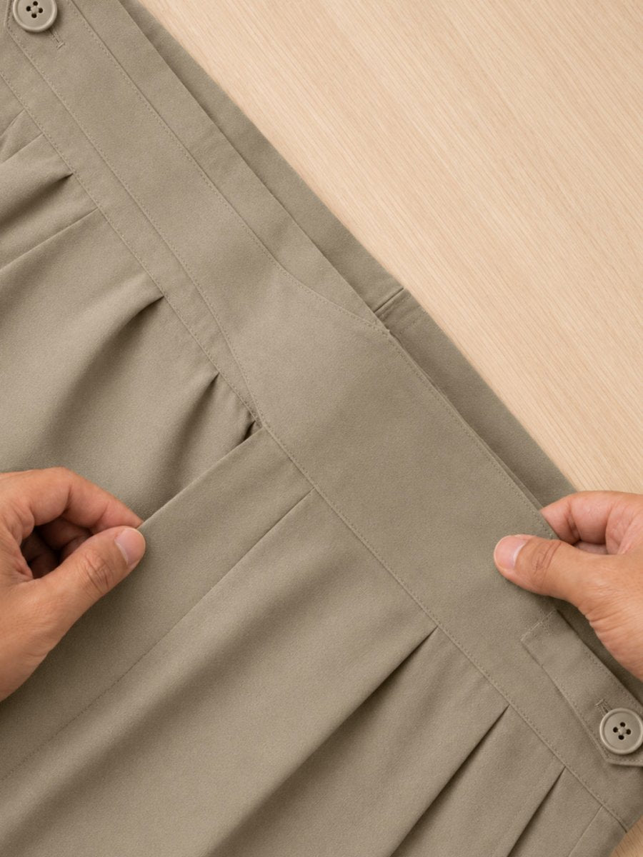 Khaki Gurkha Pants - Pants | MyDesignation