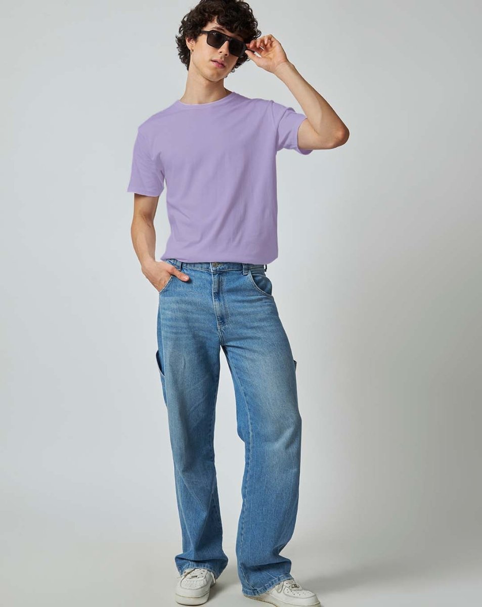 Lavender Plain Tshirt - Unisex Comfort Fit - Plain T-shirt | Mydesignation
