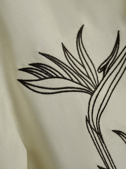 Leaf Embroidered - Men Shirt | Mydesignation