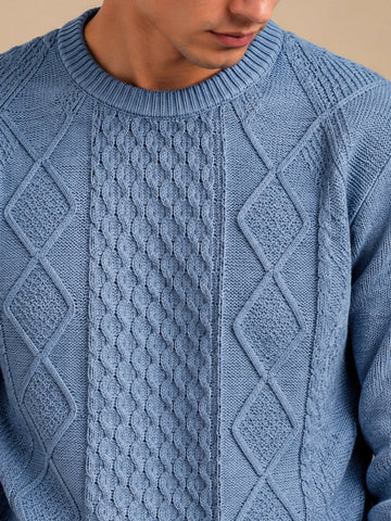 Light Blue Sweater - Sweater | MyDesignation