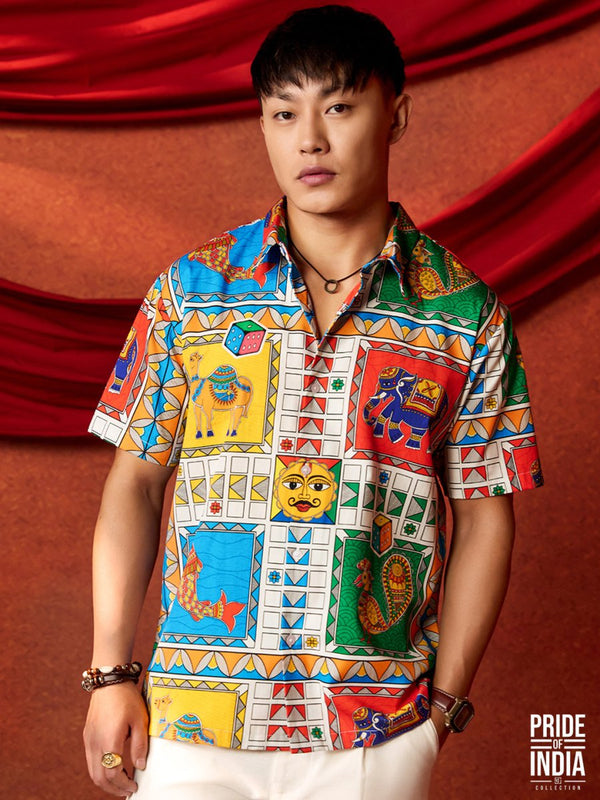 Madhubani Ludo - Shirt | Mydesignation