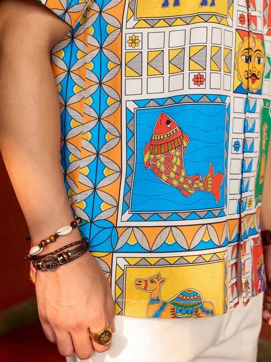 Madhubani Ludo - Shirt | MyDesignation