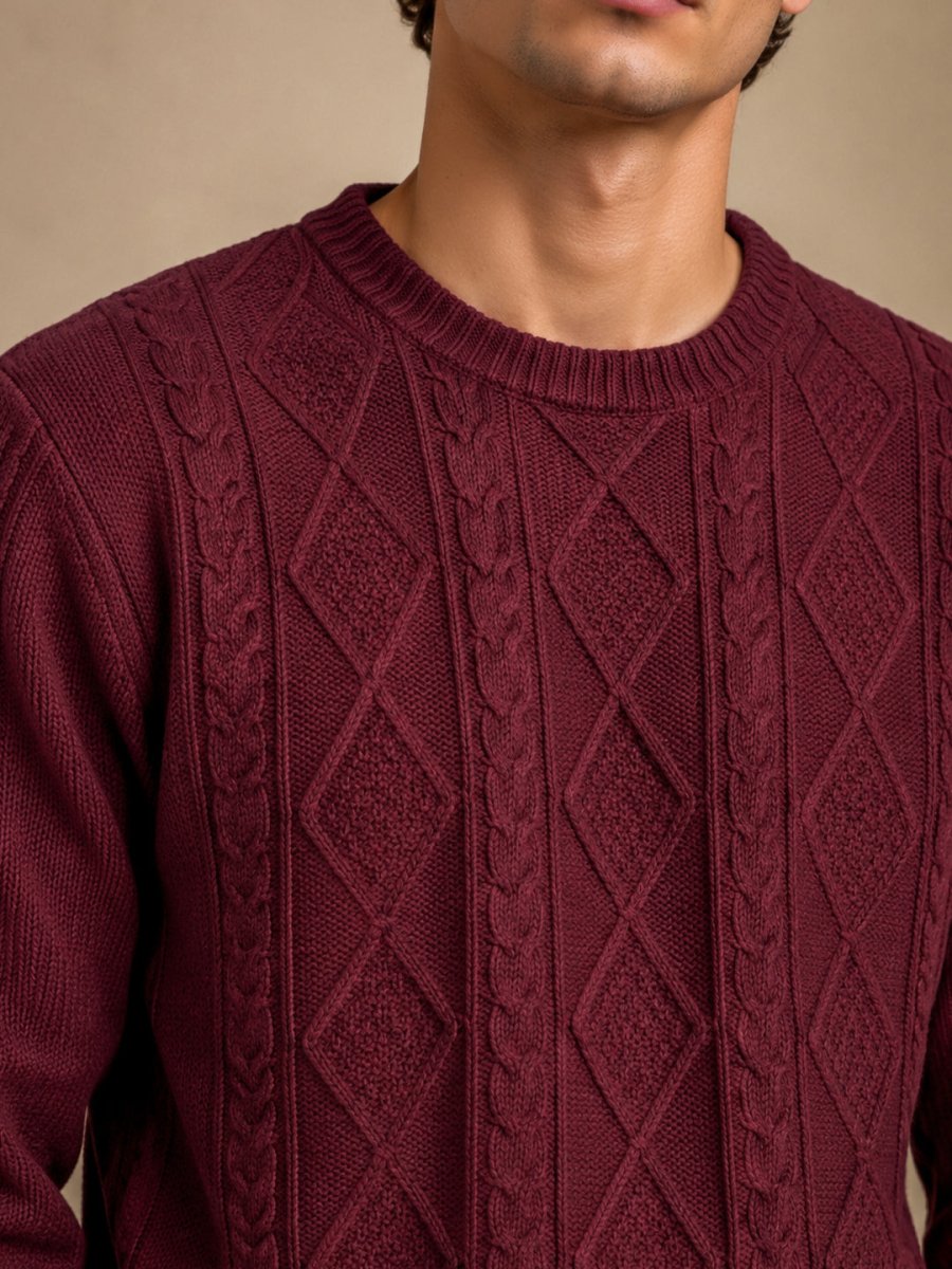 Maroon Sweater - Sweater | MyDesignation