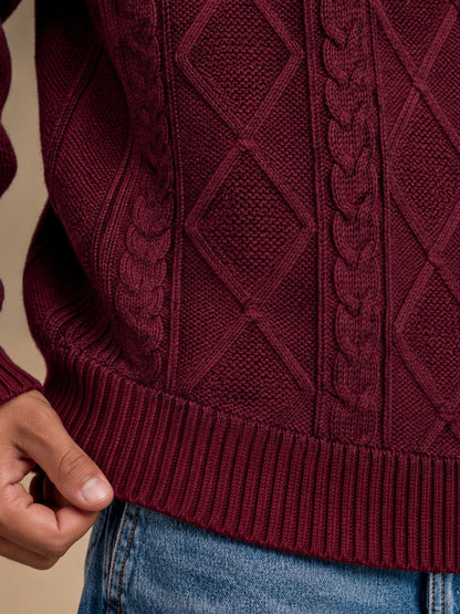 Maroon Sweater - Sweater | MyDesignation