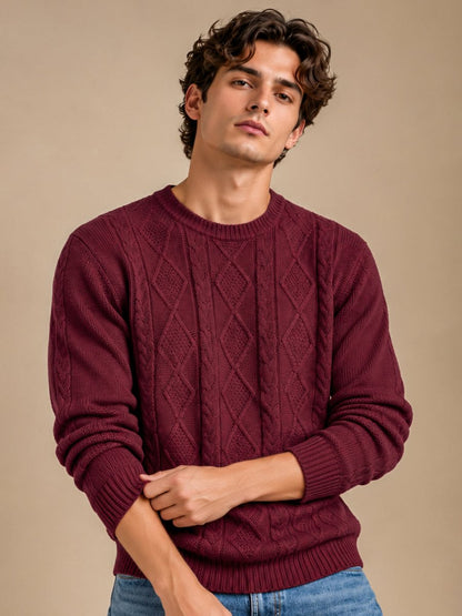 Maroon Sweater - Sweater | MyDesignation