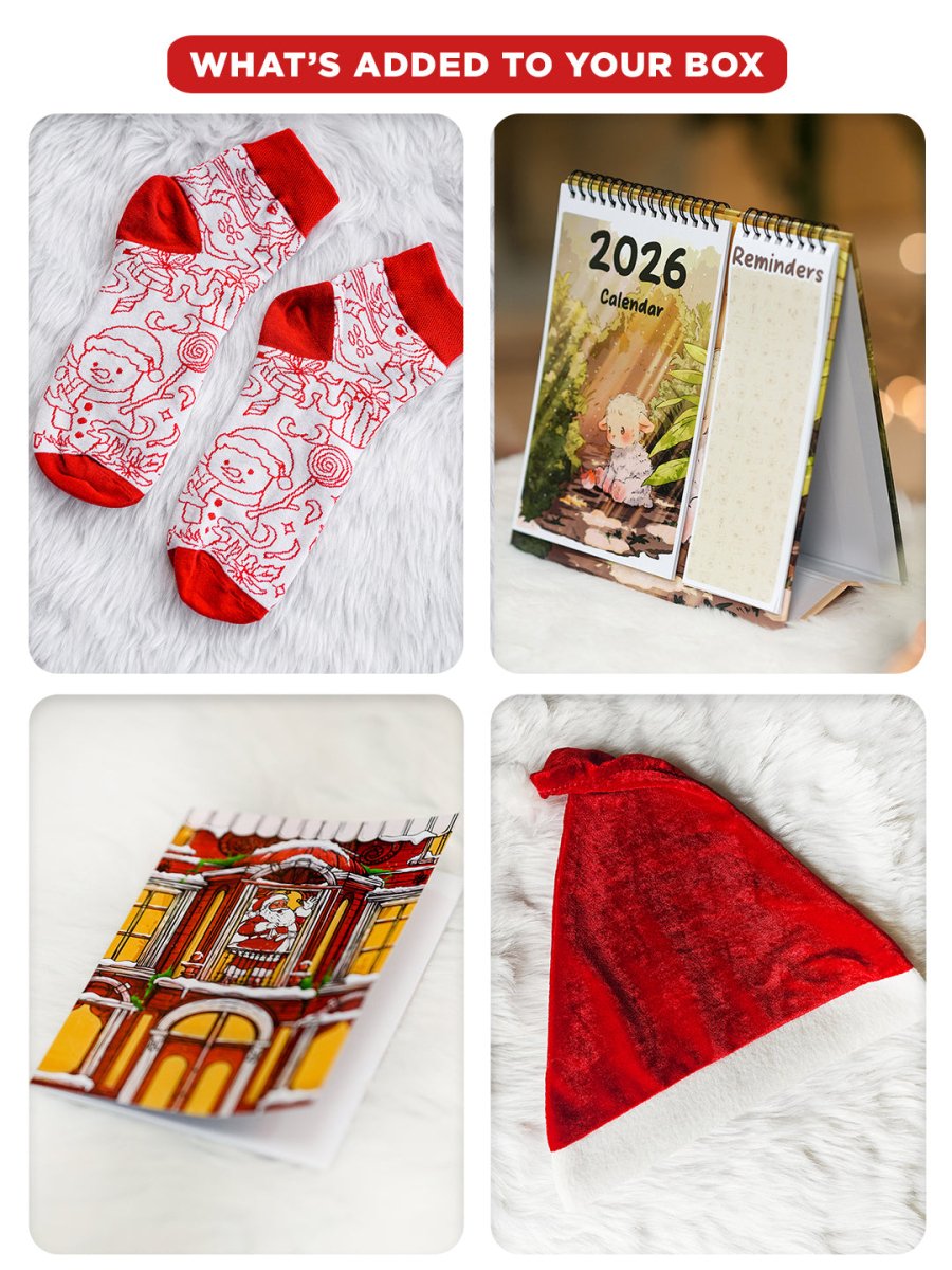 Merry Doodle Box - Santa&