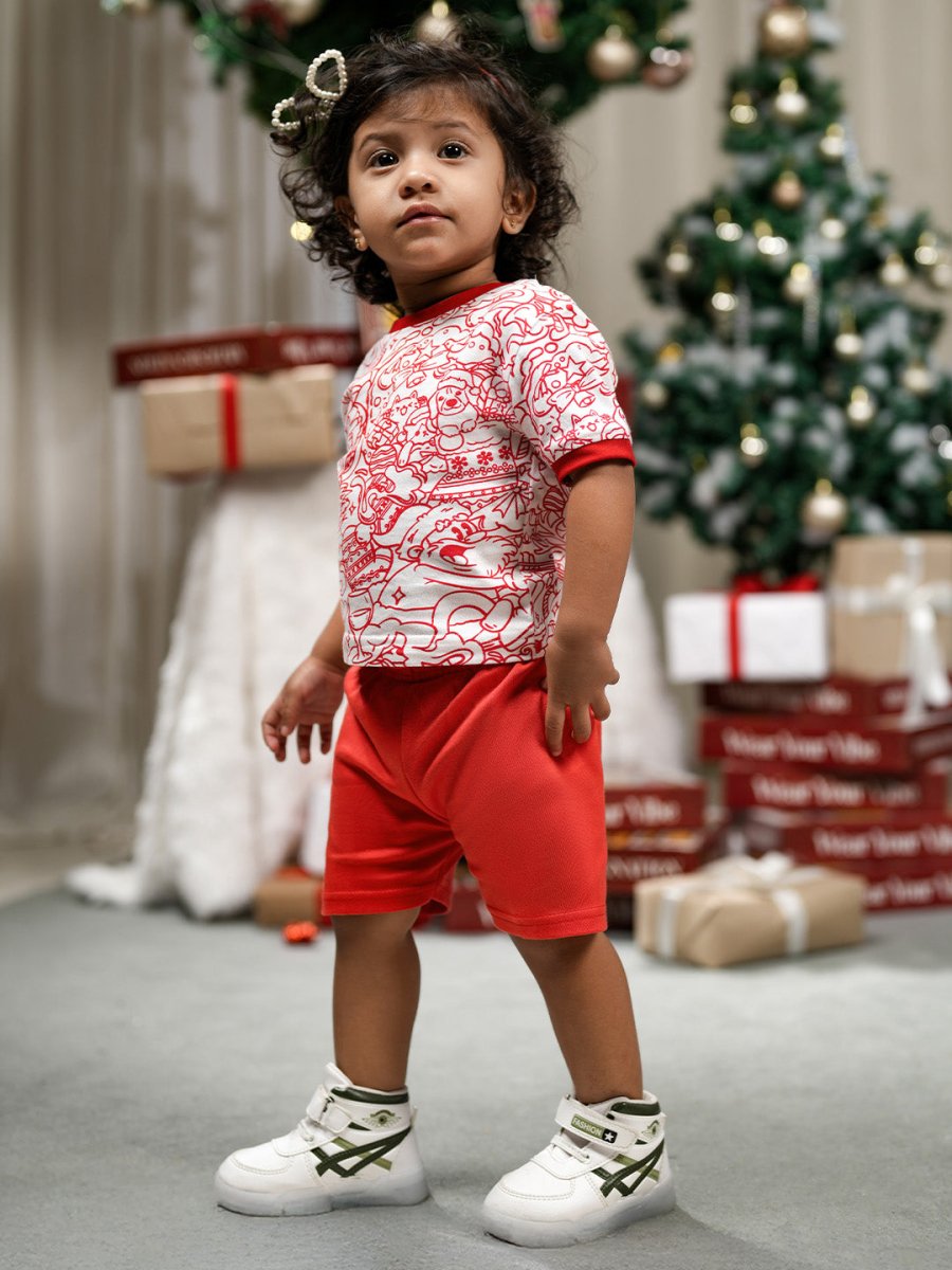 Merry Doodle Kids Tshirt - Kids Printed T-shirt | Mydesignation