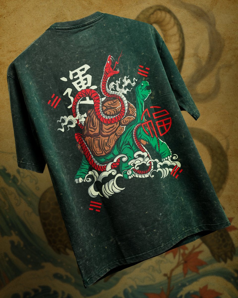 Mythical Tortoise - Men Oversized T-shirt | Mydesignation