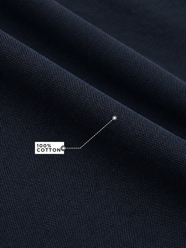 Navy Blue Cotton Shirt - Shirt | MyDesignation