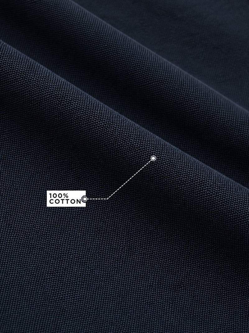 Navy Blue Cotton Shirt - Shirt | MyDesignation