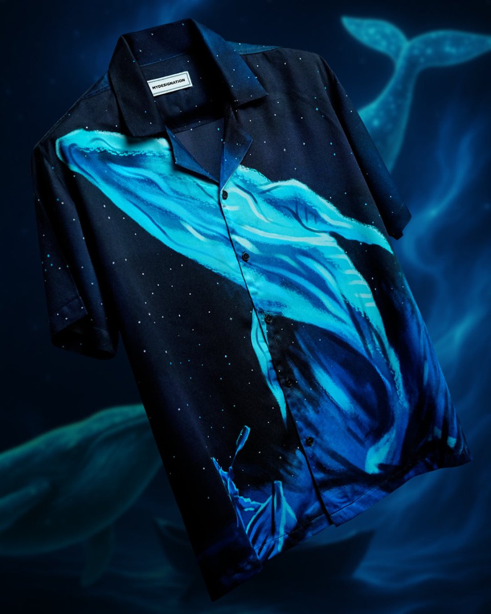 Neon Whale - Men Shirt | Mydesignation