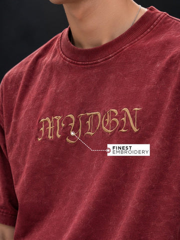 Noble Reign Embroidered - Oversized T-shirt | MyDesignation