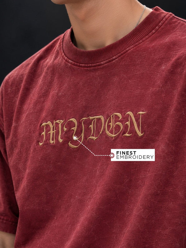 Noble Reign Embroidered - Oversized T-shirt | MyDesignation