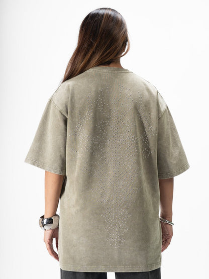 Obsidian - Women Oversized T-shirt | Mydesignation